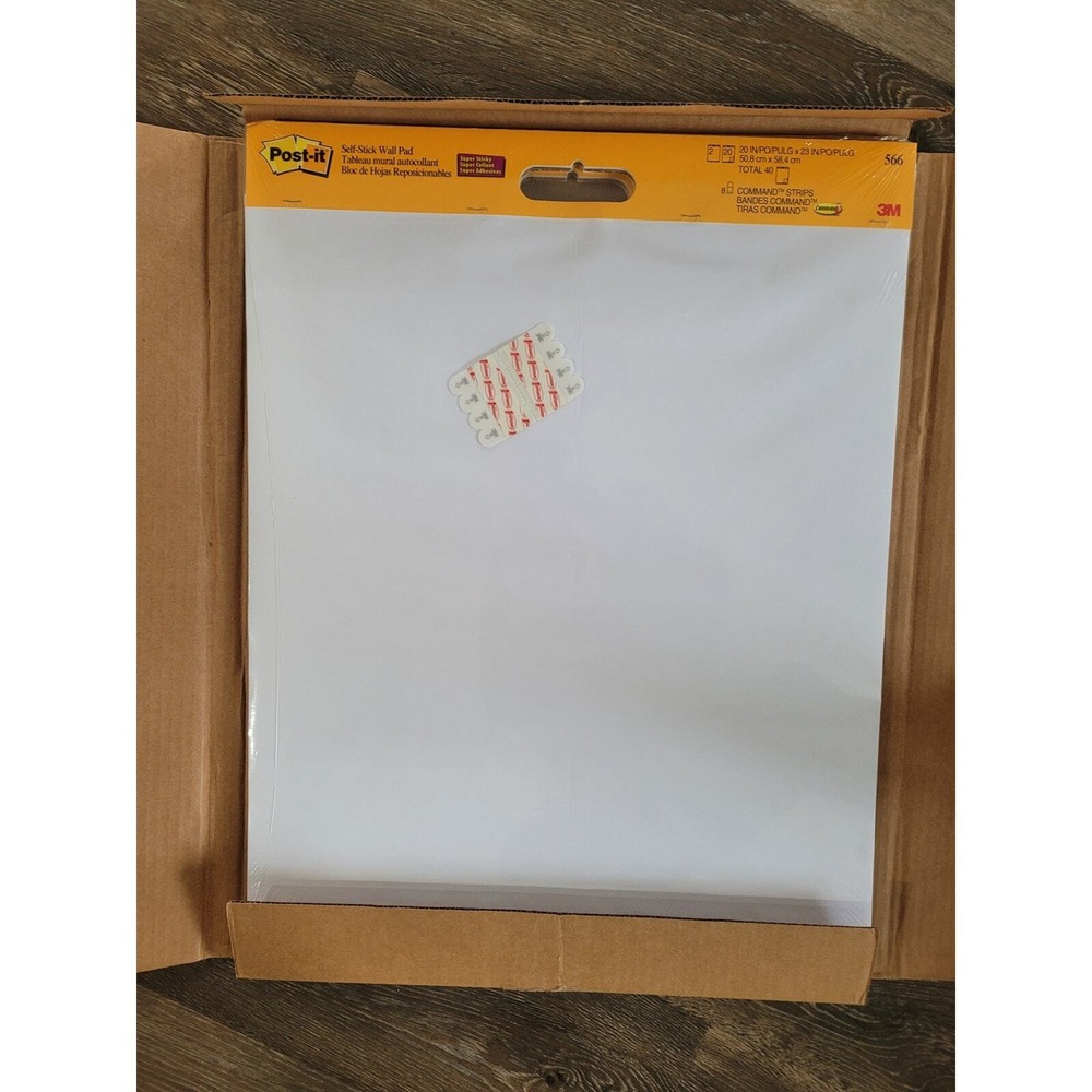 Post-lt 566 20" X 23" PlainWhite Easel Pad‎ 2Pk NIB